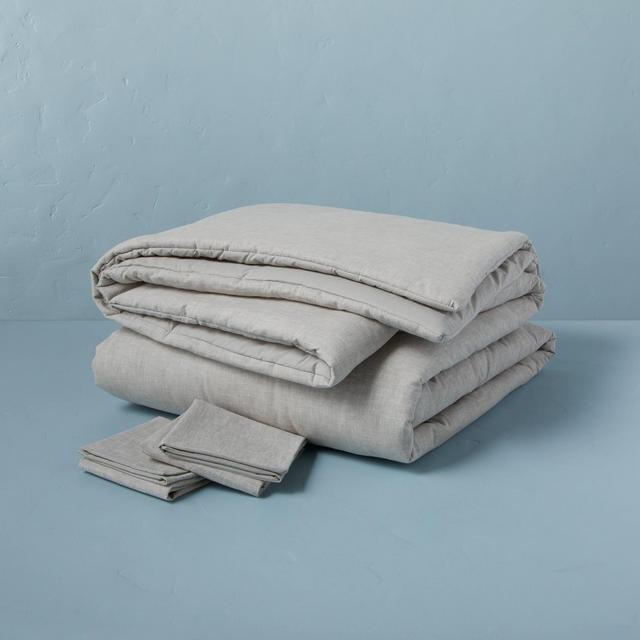 Linen Blend Duvet Set - Hearth & Hand™ with Magnolia