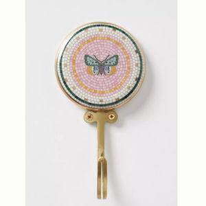 The Bistro Tile Stoneware Hook: Garden Edition