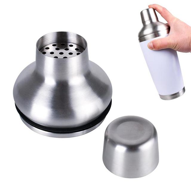 KEUYE Cocktail Shaker Lid Compatible With YETI Rambler 20oz/Tumbler 20oz/16oz Pints/10oz Mug/10oz Lowball/24oz Mug,Stainless Steel Cocktail Shaker Lid Only