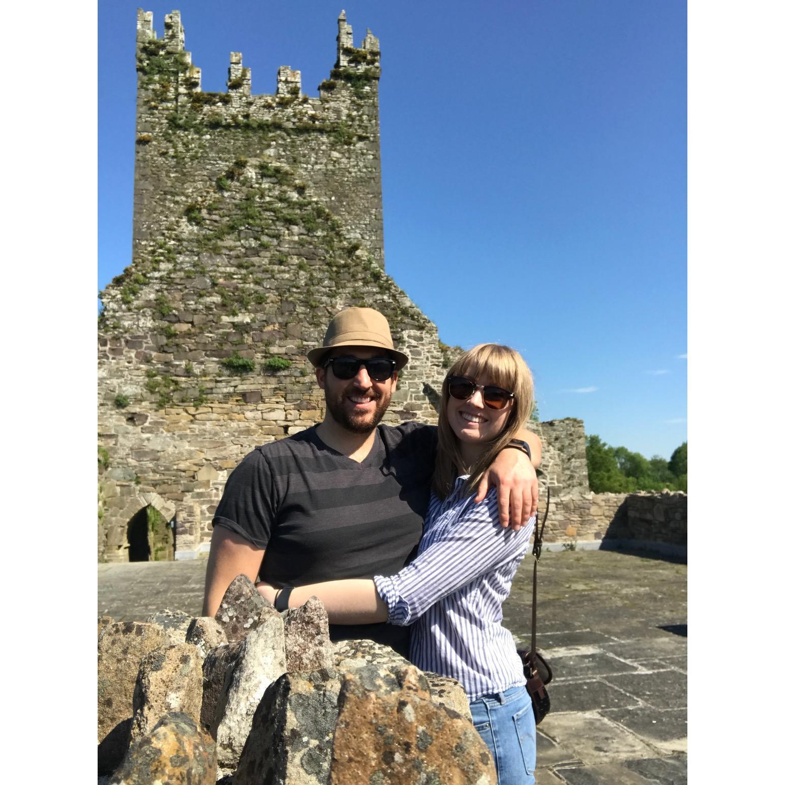 Touring castles all across Ireland.
