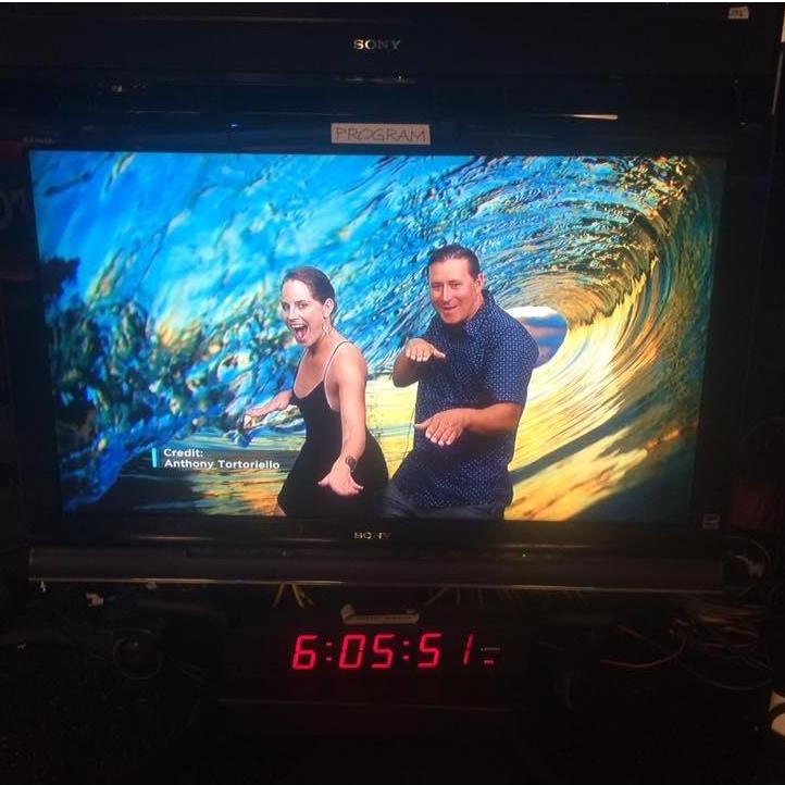 Green room at the Hawaii news room