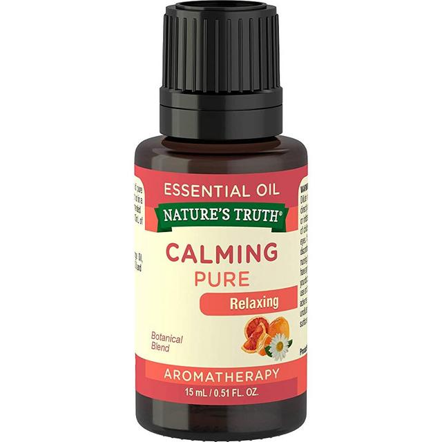 Nature's Truth Aromatherapy Calming 100% Pure Essential Oil, Citrus, 0.51 Fluid Ounce, Clear