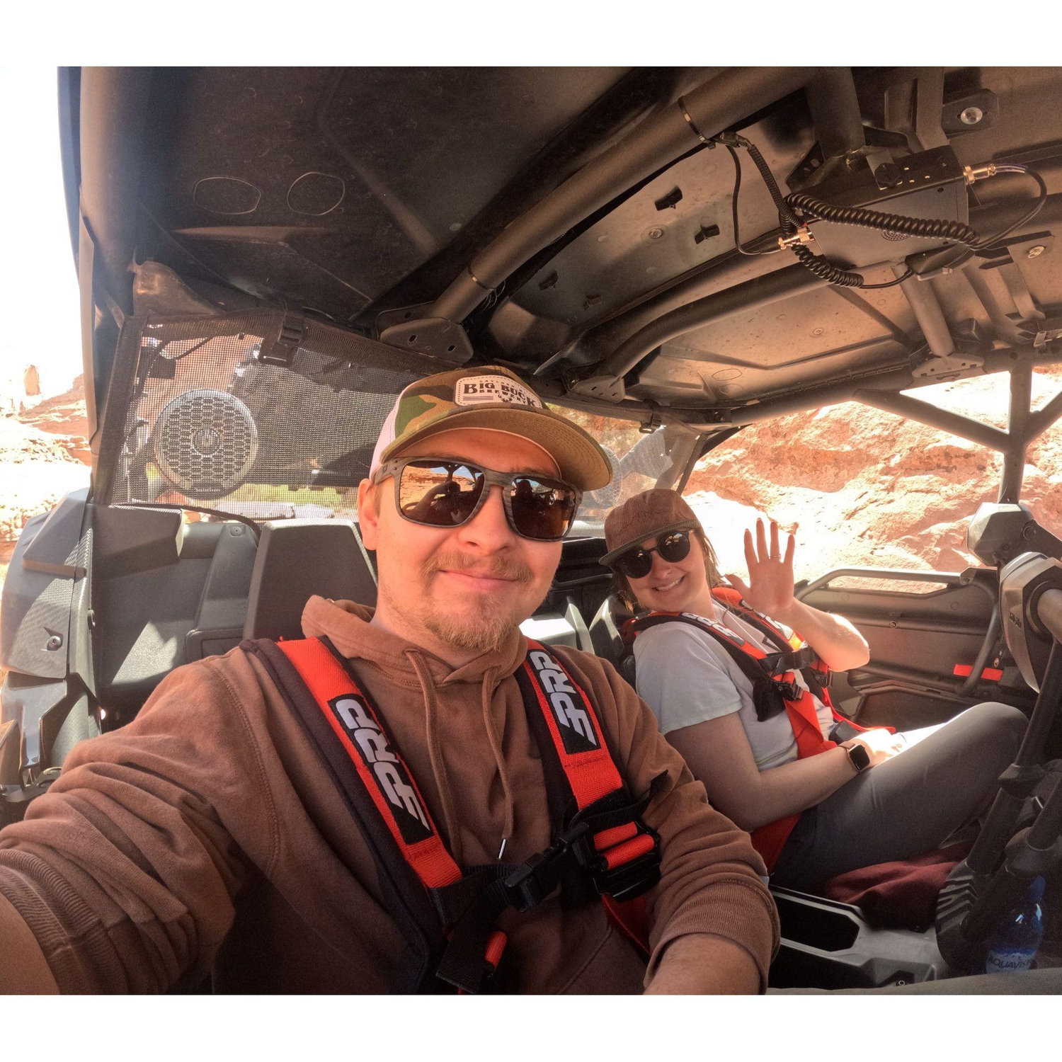 Grateful for side-by-side rides with our great friends