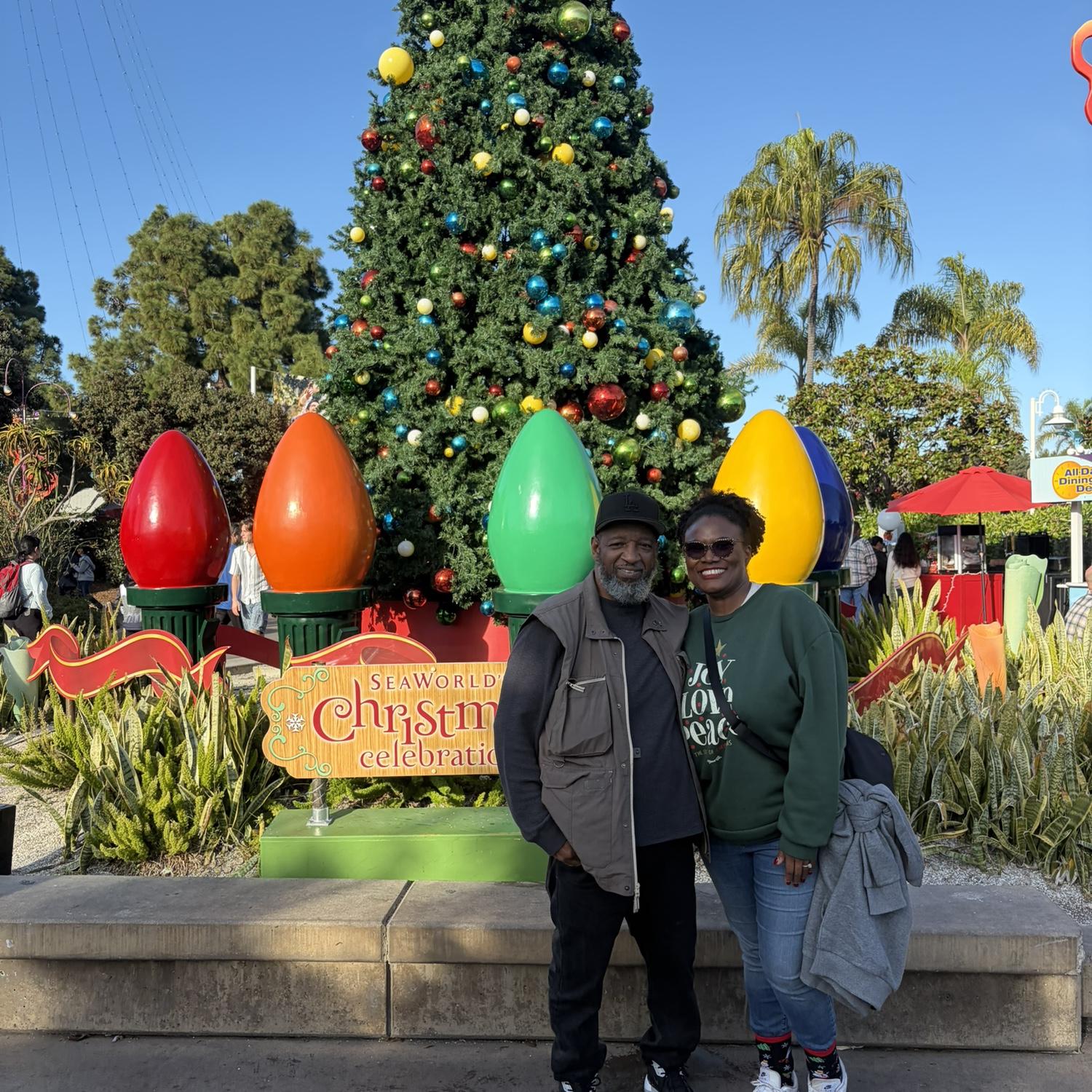 Christmas 2025. Annual Sea World trip.