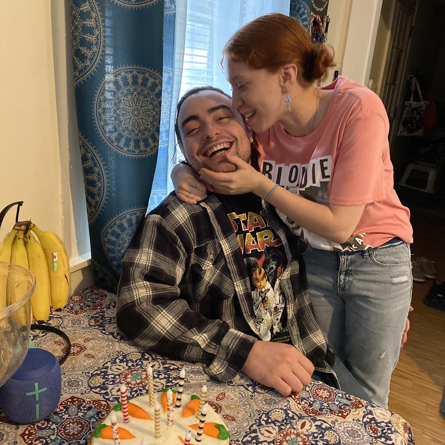 Birthday surprise for kaymel by Aprils family