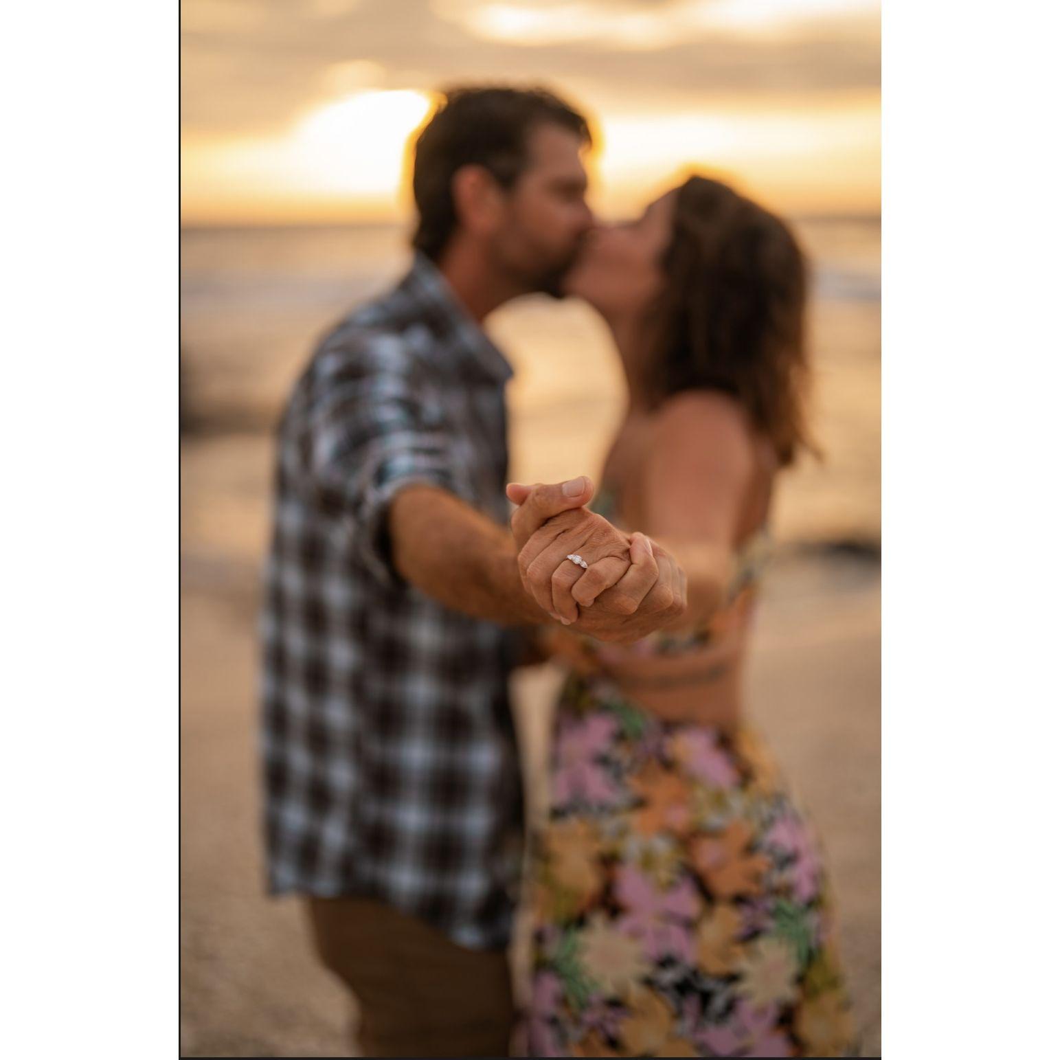 Thanks to our friend Jillian for inspiring our favorite engagement photo pose.