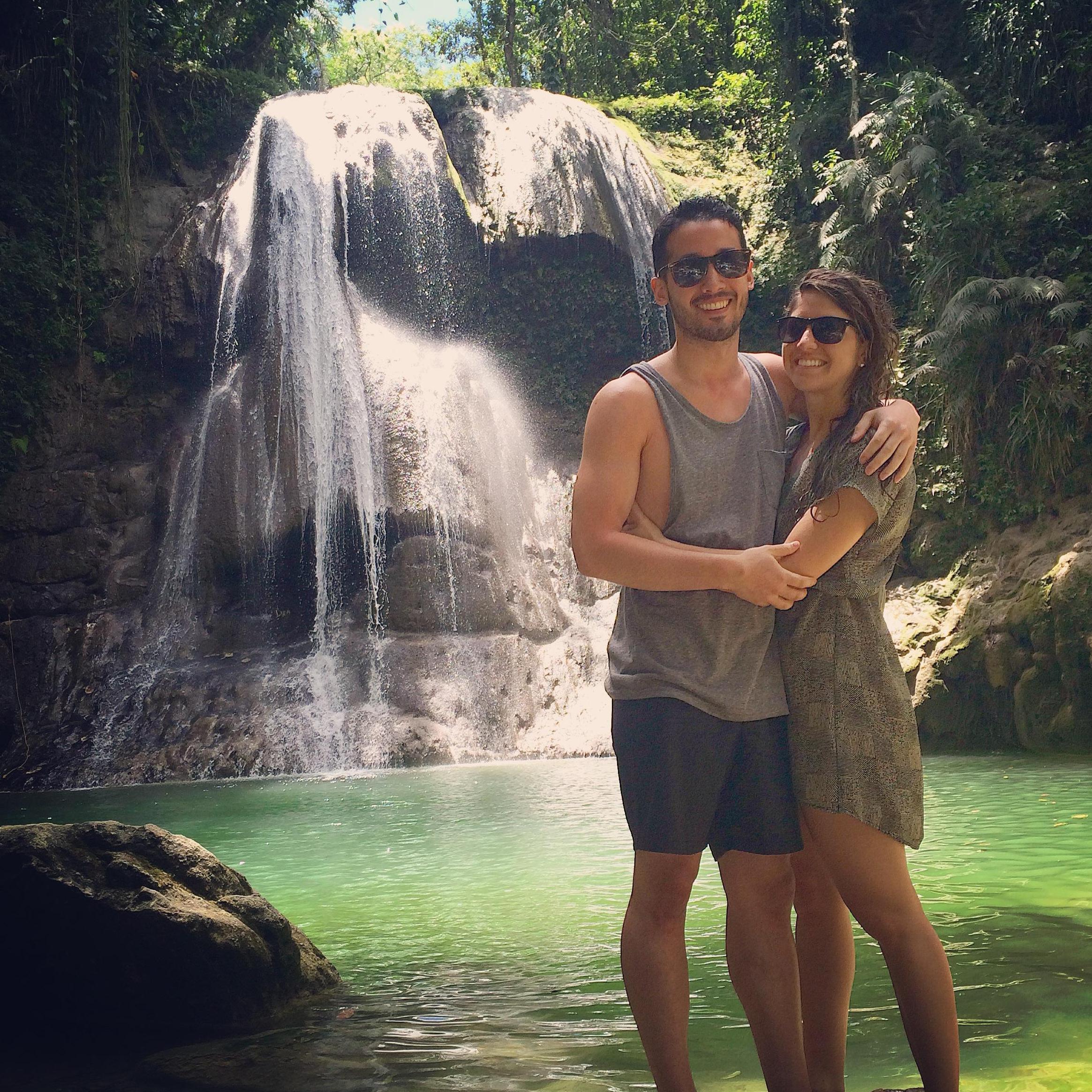 Our very first picture as a couple!  Nailed it!