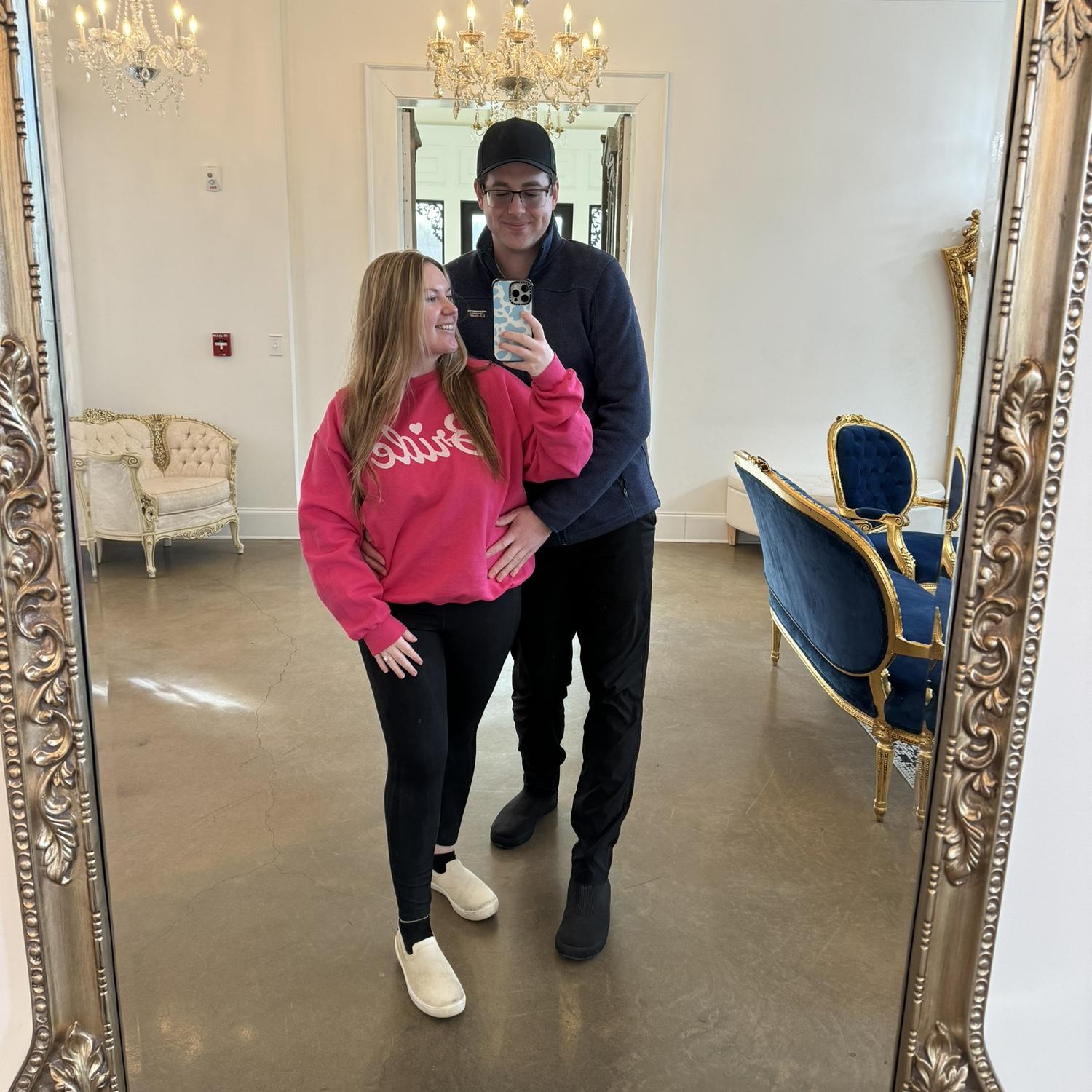 Visiting our venue one last time before the big day !
