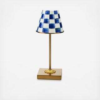 Royal Check LED Rechargeable Cafe Table Lamp
