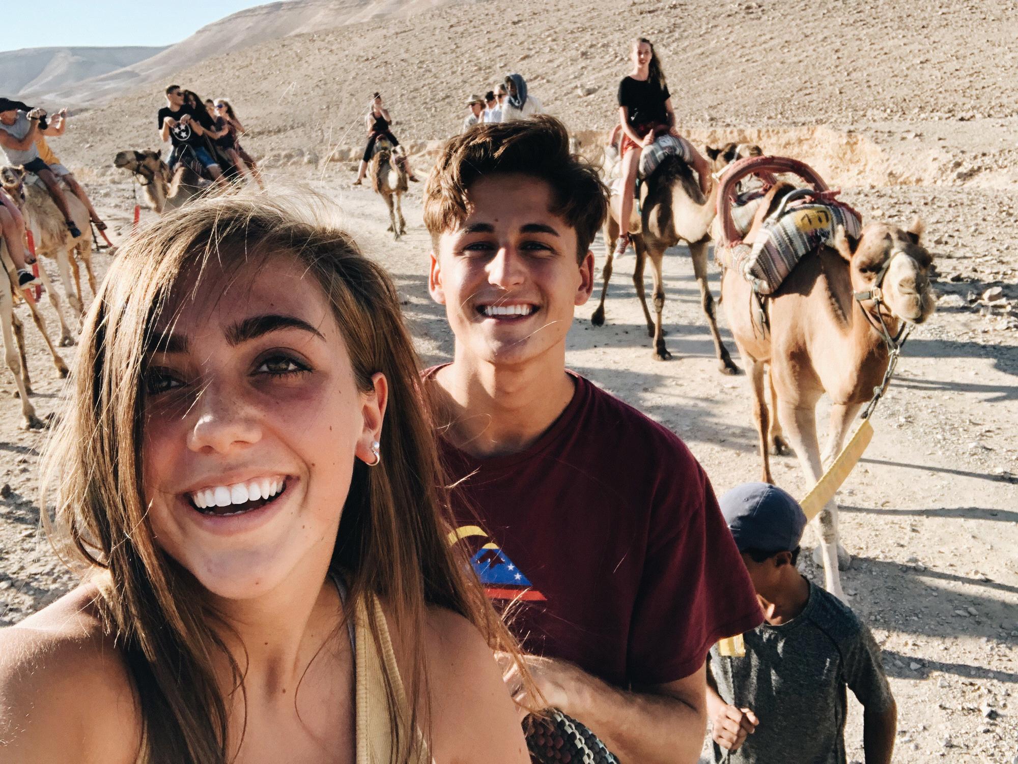 Riding Camels in the Negev desert-- the time we got to help lead a "Friendship tour" all over Israel!