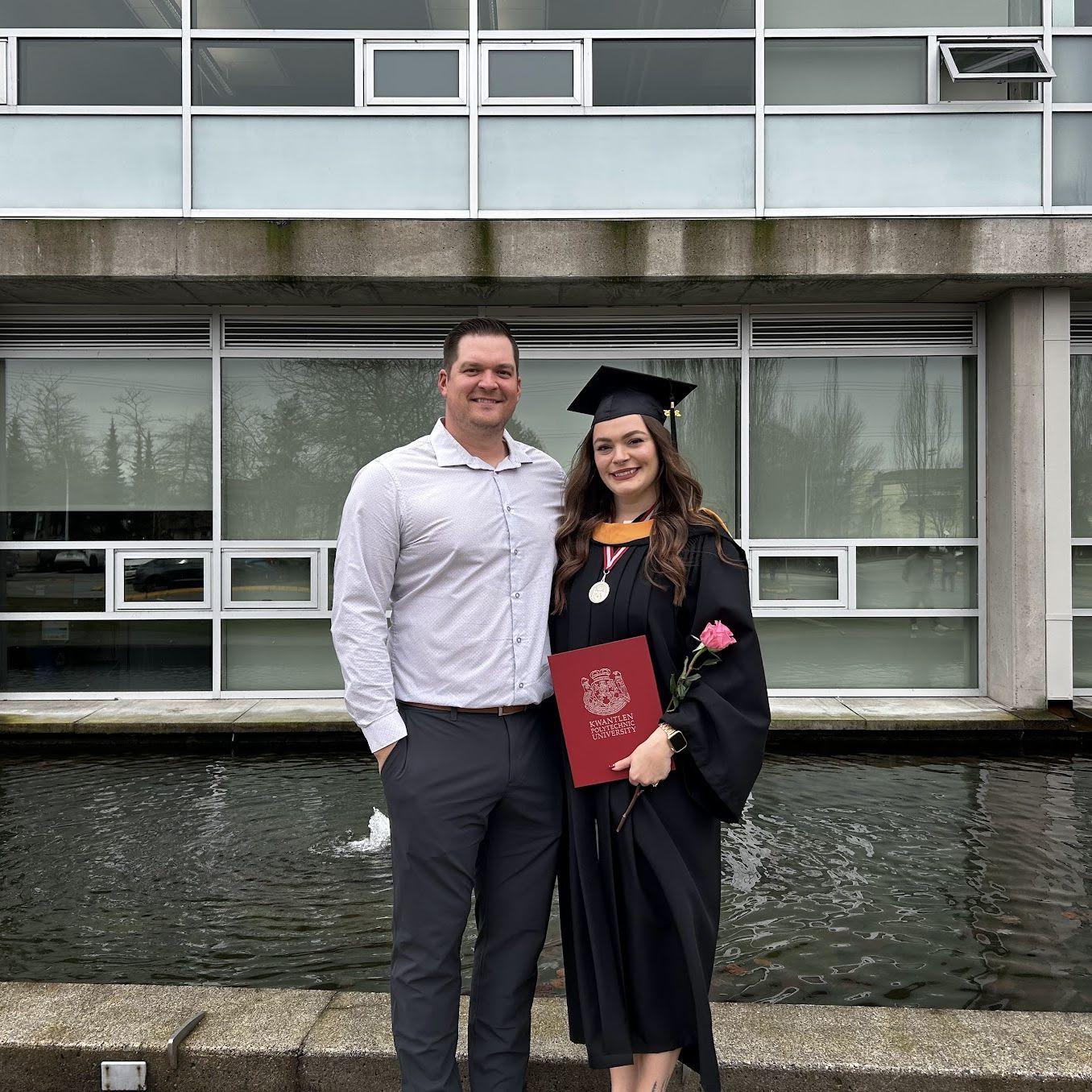 Natalie's nursing graduation ceremony