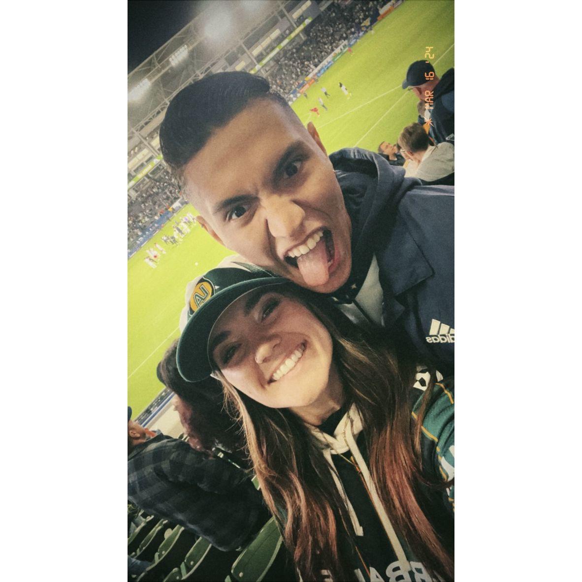 Our first LA Galaxy game together!