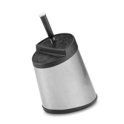 Kapoosh Slotless Stainless Steel Knife Block