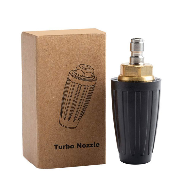AURORA CAR Pressure Washer Tips Turbo Nozzle Pressure Washer 4000 PSI Max Rotating Pressure Washer Nozzle with 1/4'' Quick Connect for Cleaning Brick, Concrete, and Vinyl Surfaces，4.0 GPM 4.0 Orifice