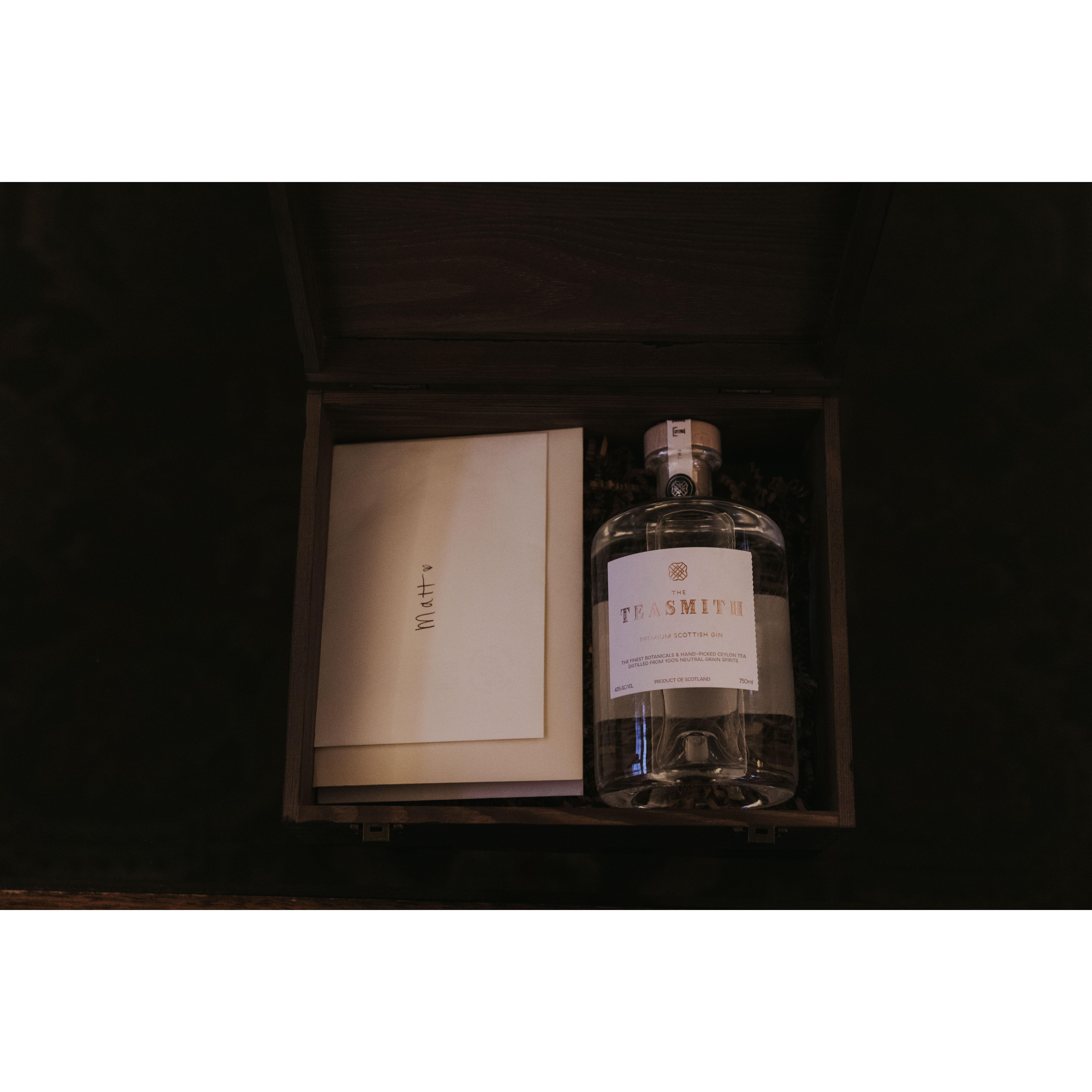 Gin and letters to be opened on our first anniversary!