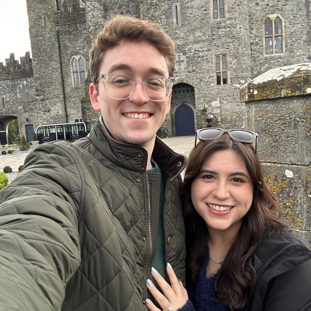 Our first trip to Ireland to visit our wedding venue, Kilkea Castle!