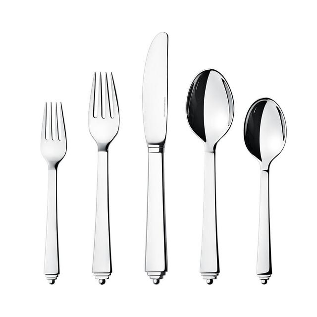 Georg Jensen Pyramid 5 Piece Place Setting