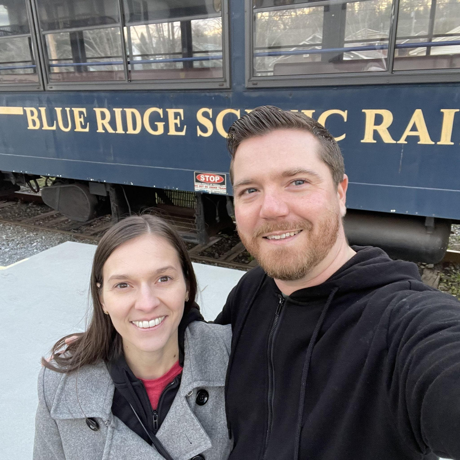 Our first Valentine's Day in Blue Ridge, GA.