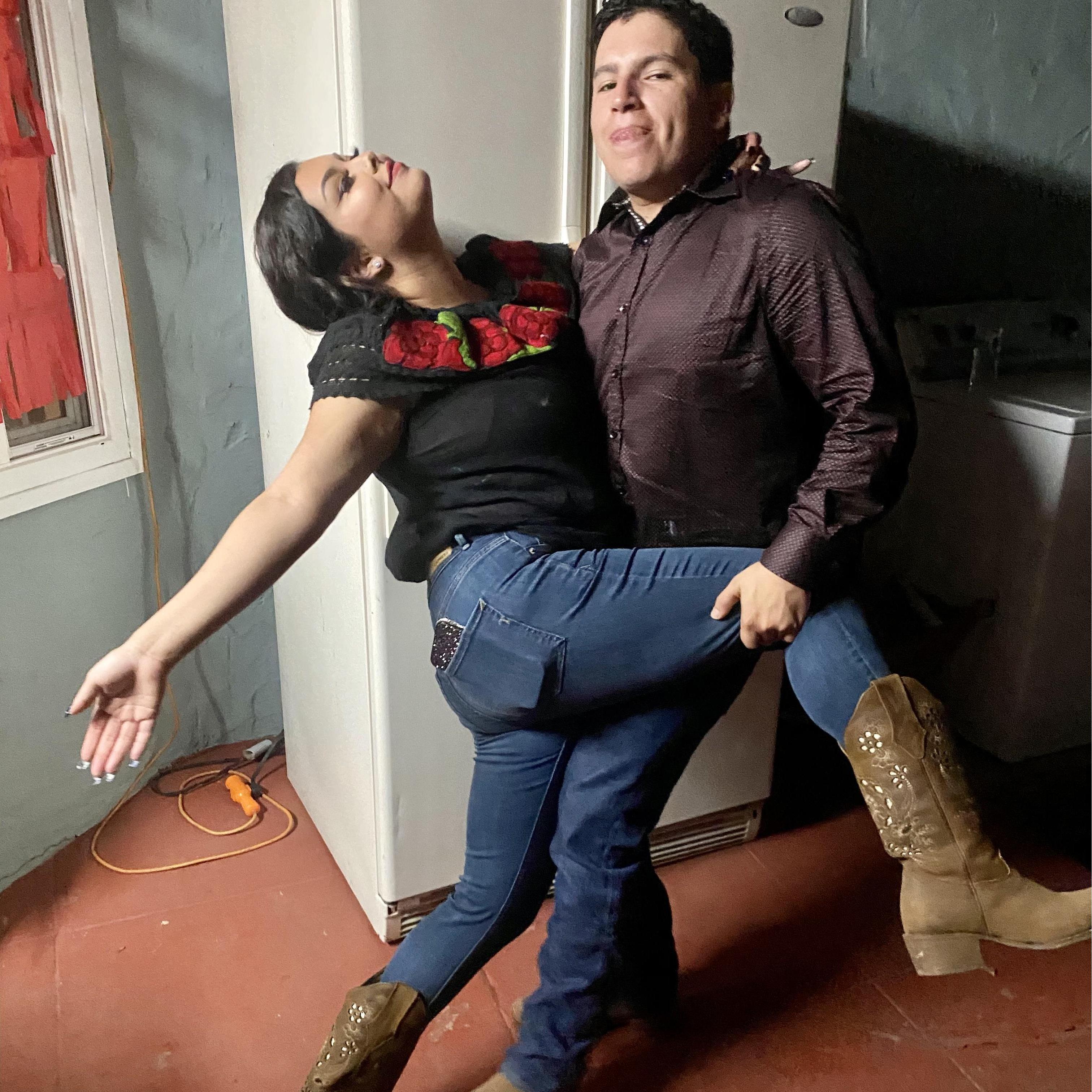 Awkward photo of us drunk!