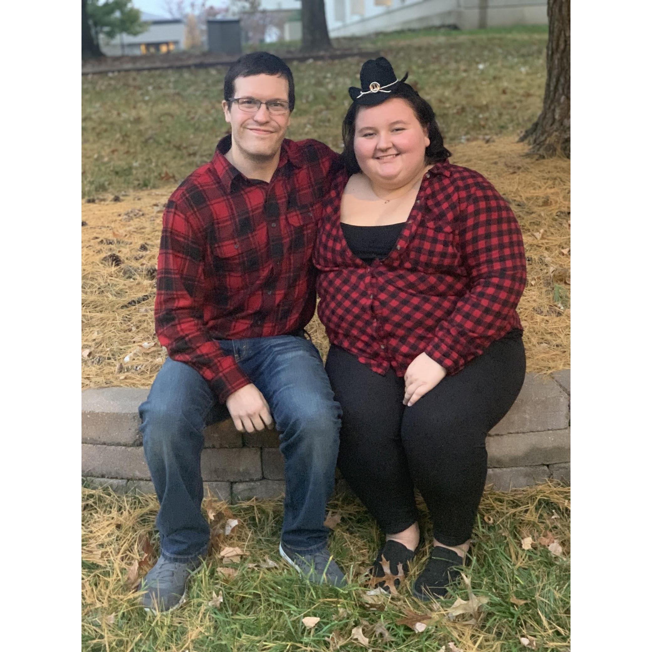 Seth attends Chi Omega's barn dance on November 9, 2018.