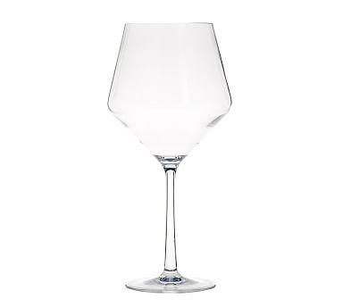Happy Hour Acrylic Wine, Set of 4 - Clear