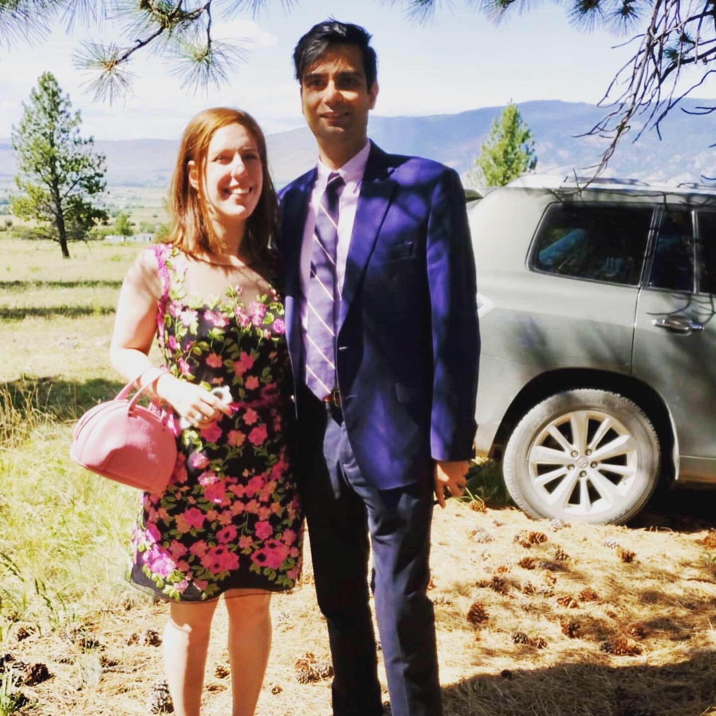 Emma and Mil in Missoula, Montana at Max and Elizabeth’s wedding
