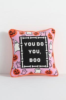 Furbish Studio Holiday Petite Needlepoint Pillow