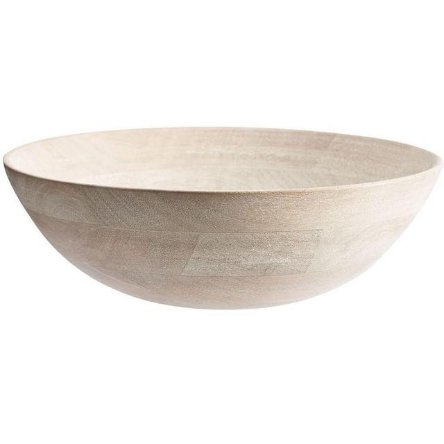 Chateau Acacia Wood Salad Bowl, Large - White