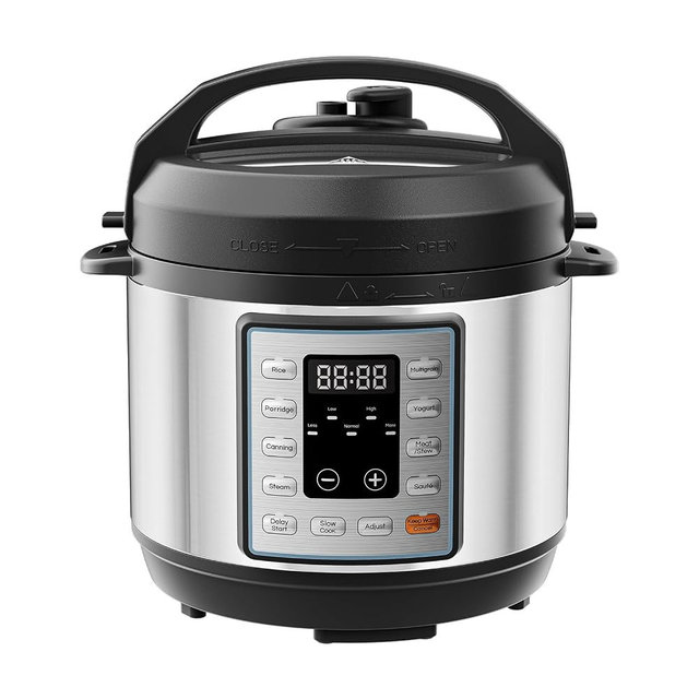 OLIXIS 10-In-1 Electric Pressure Cooker, 3 Quart Multi Cooker for Rice, Stew and Steam, Small Programmable Stainless Steel Pot with Slow Cook Function and Ceramic Inner Pot