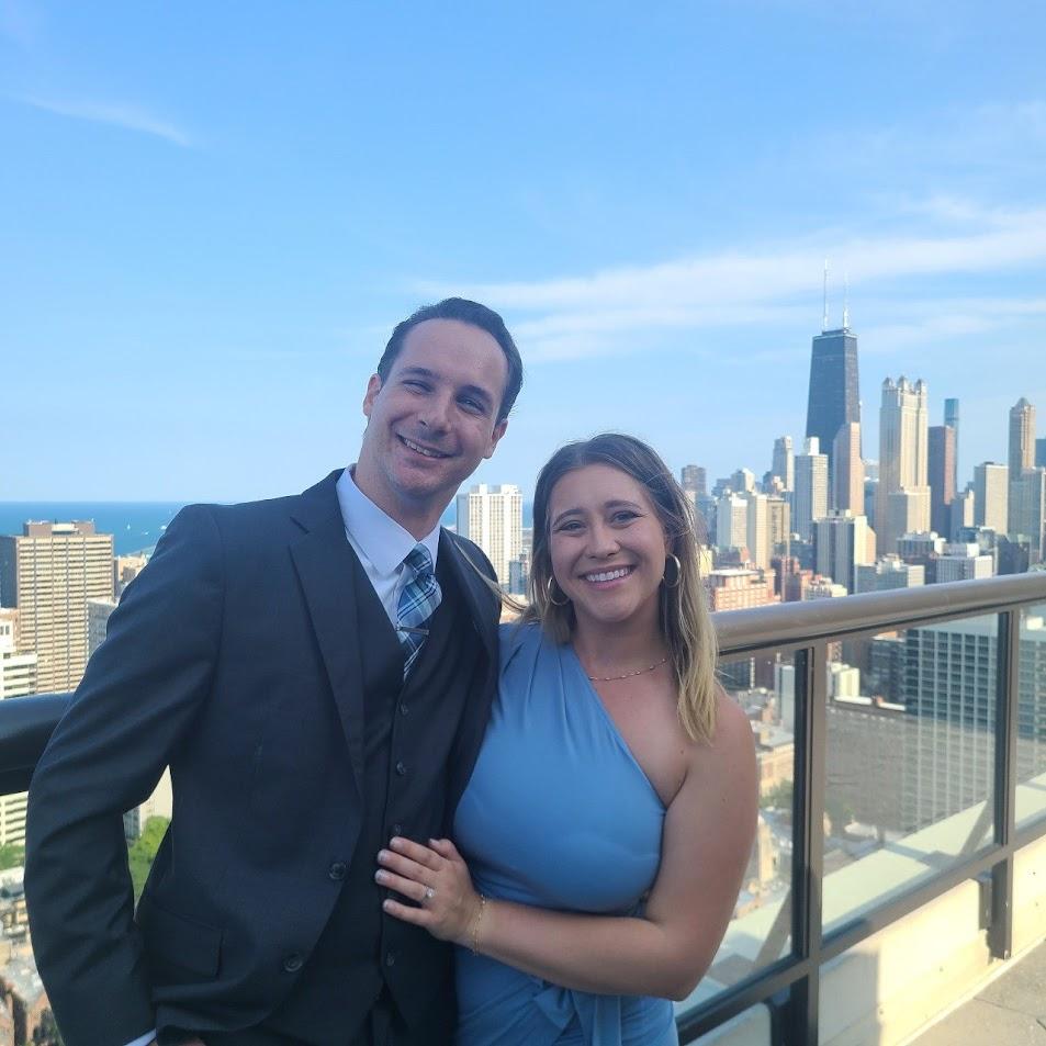 Josh's first trip to Chicago for Ally & Eli's wedding!
