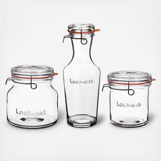 Lock-Eat 3-Piece Glassware Set