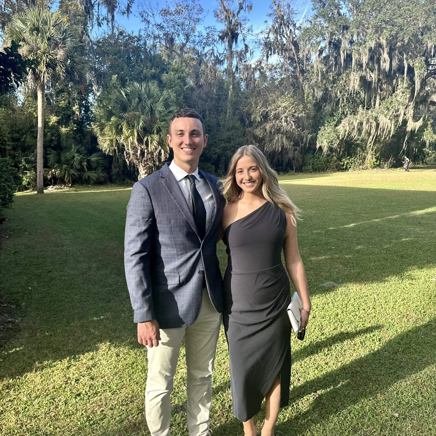 Attending Sam’s cousin Scott’s wedding in October 2024