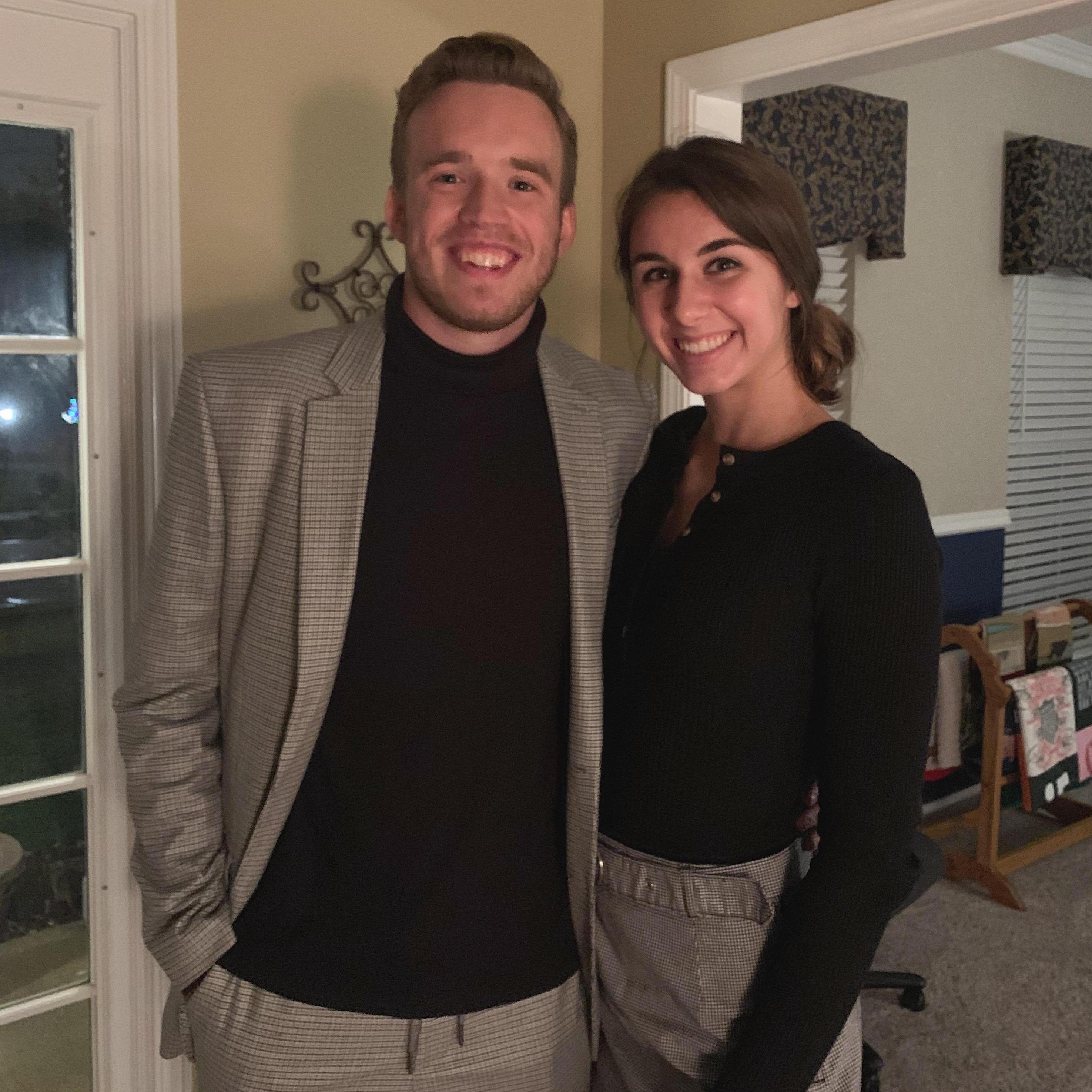 We matched on purpose I promise