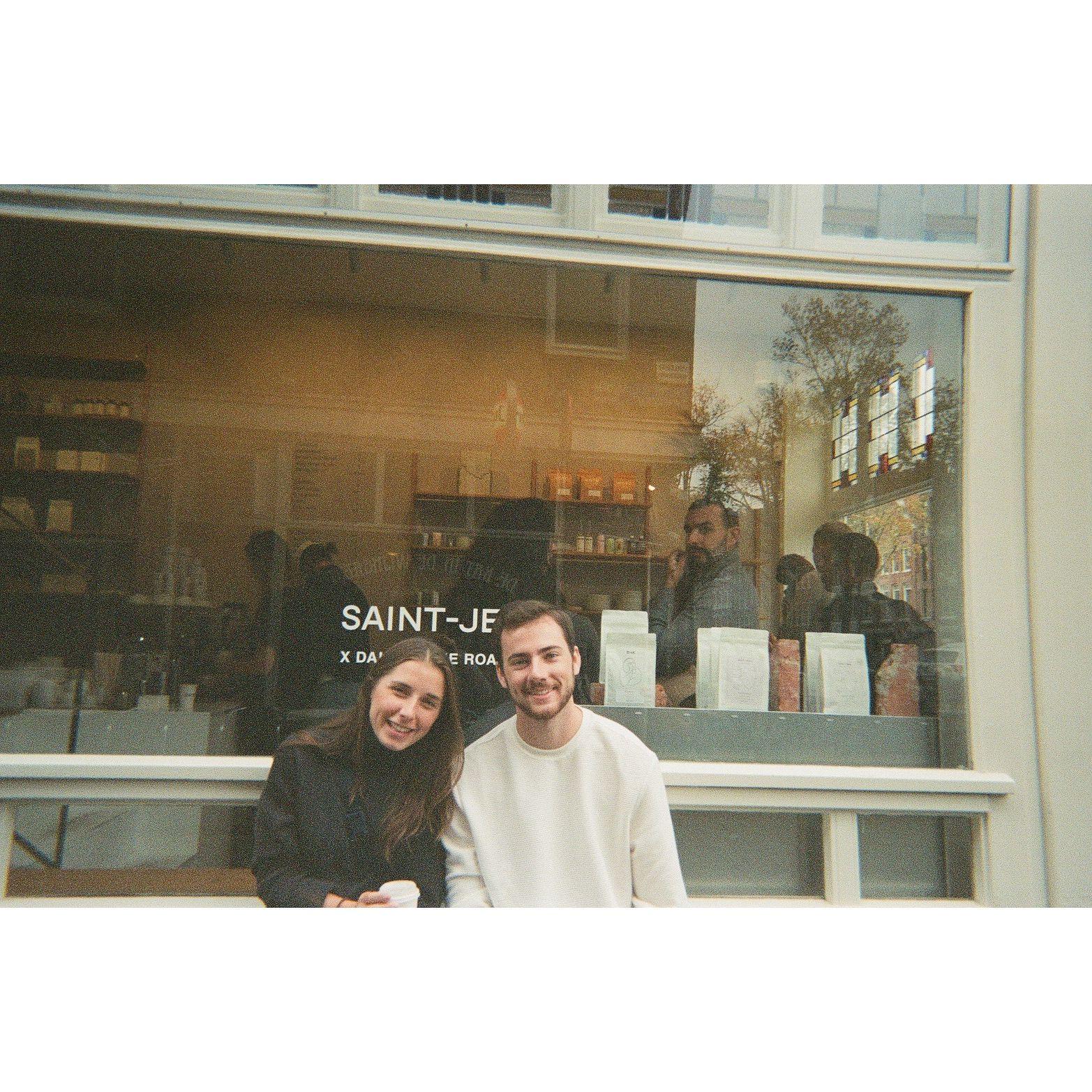 jack + fi in amsterdam - before they got robbed by a gang of children