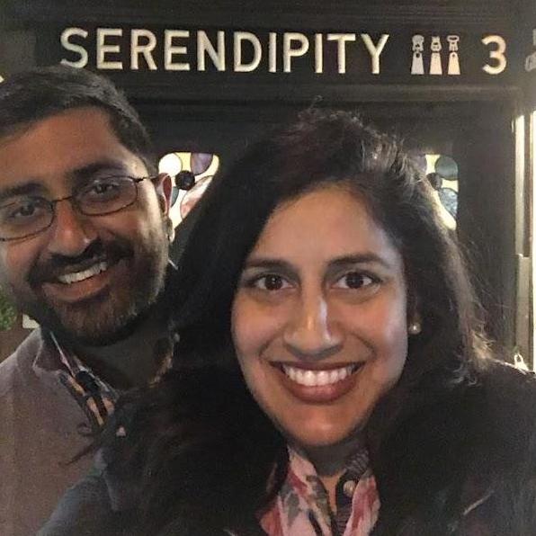 Serendipity: (noun) the phenomenon of finding valuable or agreeable things not sought for. Punam and Kunal embrace serendipity every day.