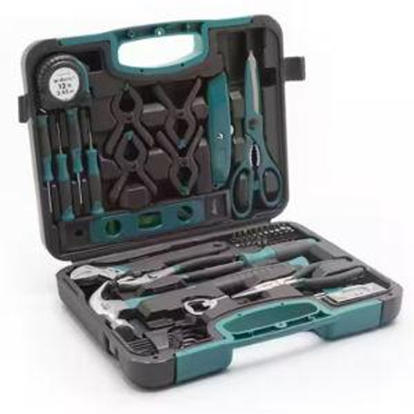 Anvil - 76-Piece SAE and Metric Homeowners Tool Kit with Case