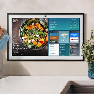 Amazon Echo Show 21 (newest model), Full HD 21" kitchen hub for home organization, with built-in Fire TV, Designed for Alexa
