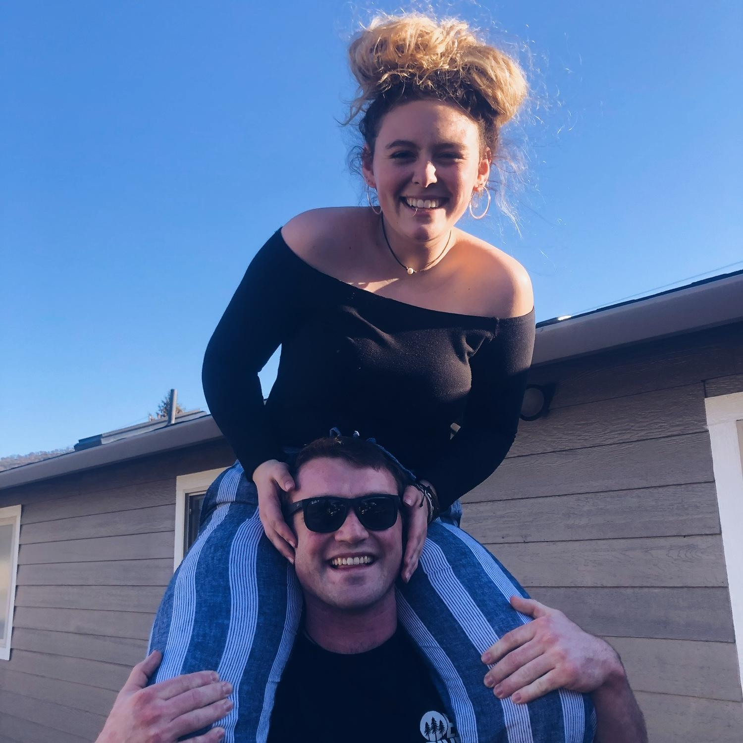 One of the first photos of Jasper and Tatum. March 2019, Talent OR