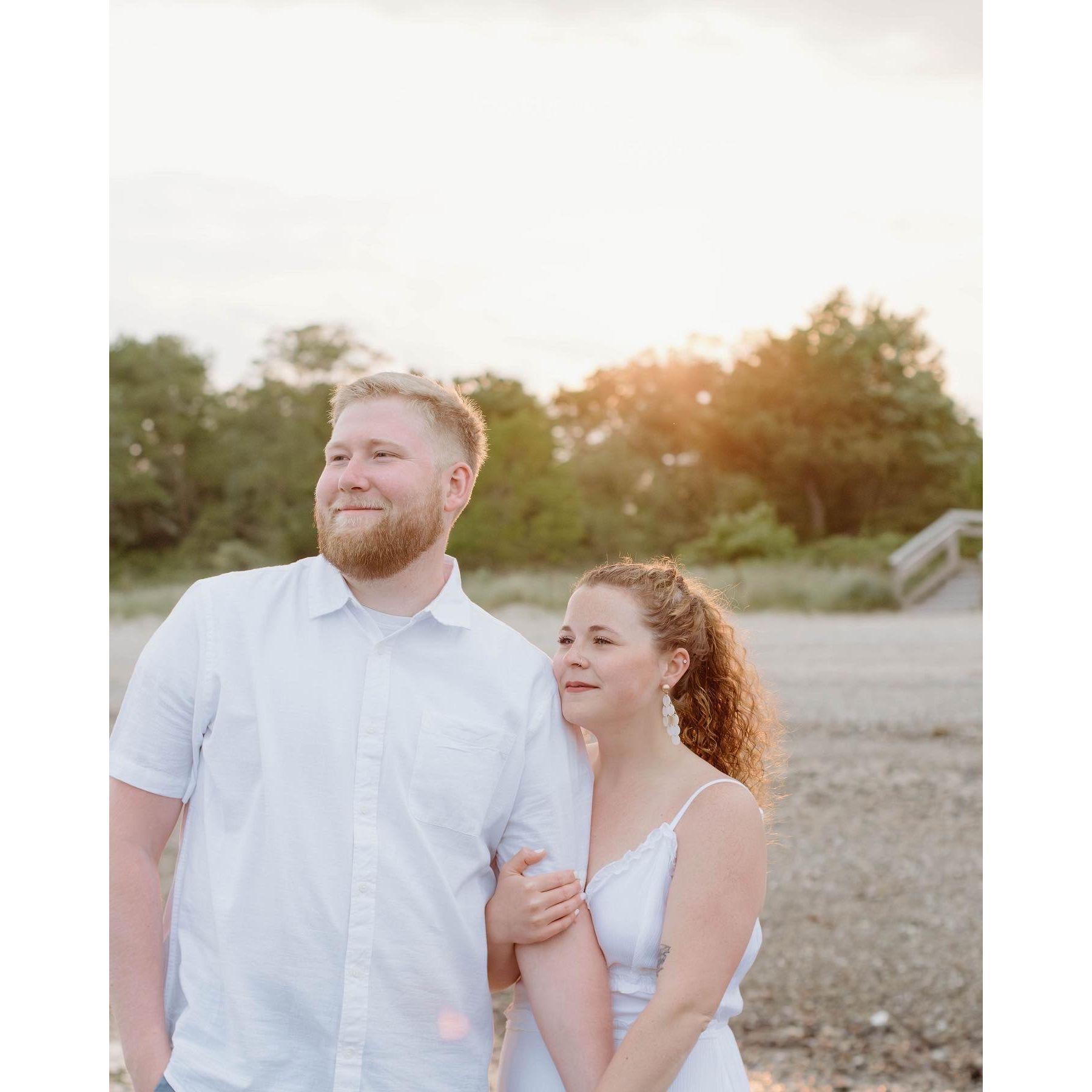 Engagement photos on the beach we live on :)