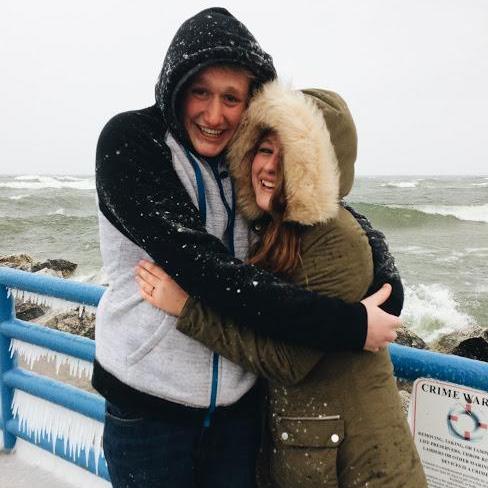 Our first kind of "date" in Holland, MI on February 25, 2017. :)