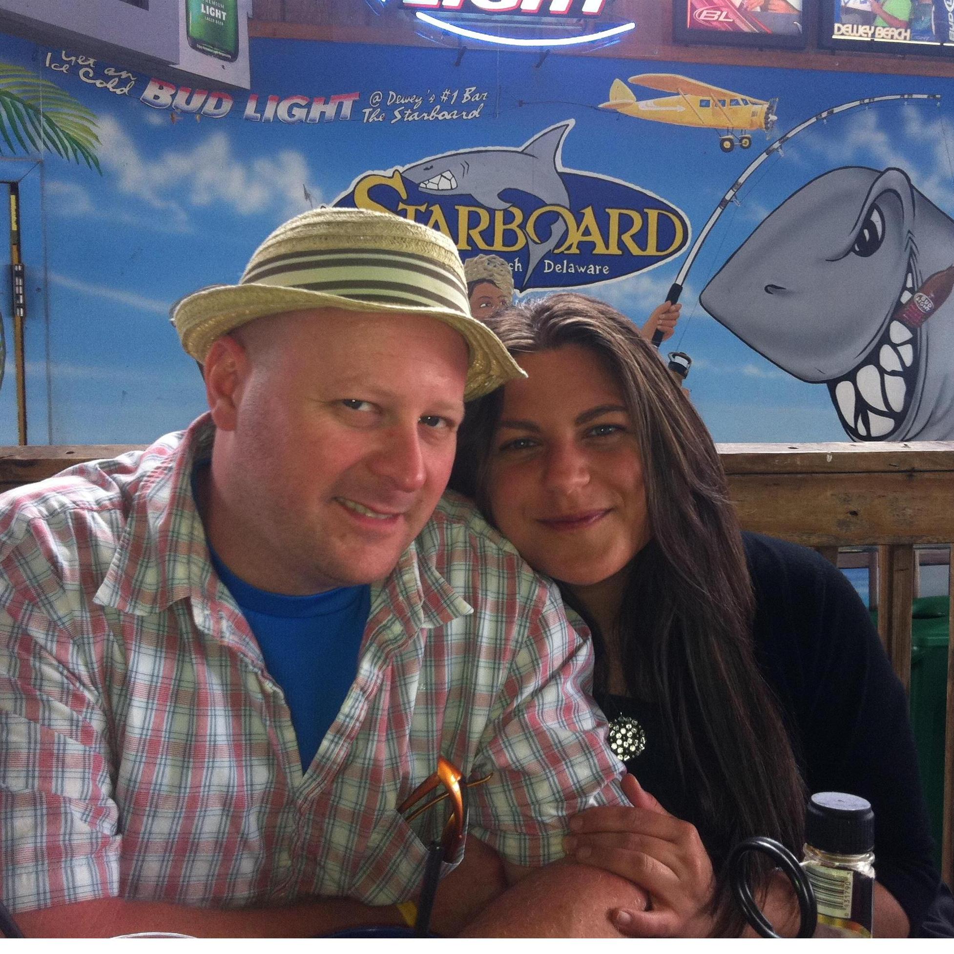 At the Starboard, our favorite brunch place in Dewey, DE.