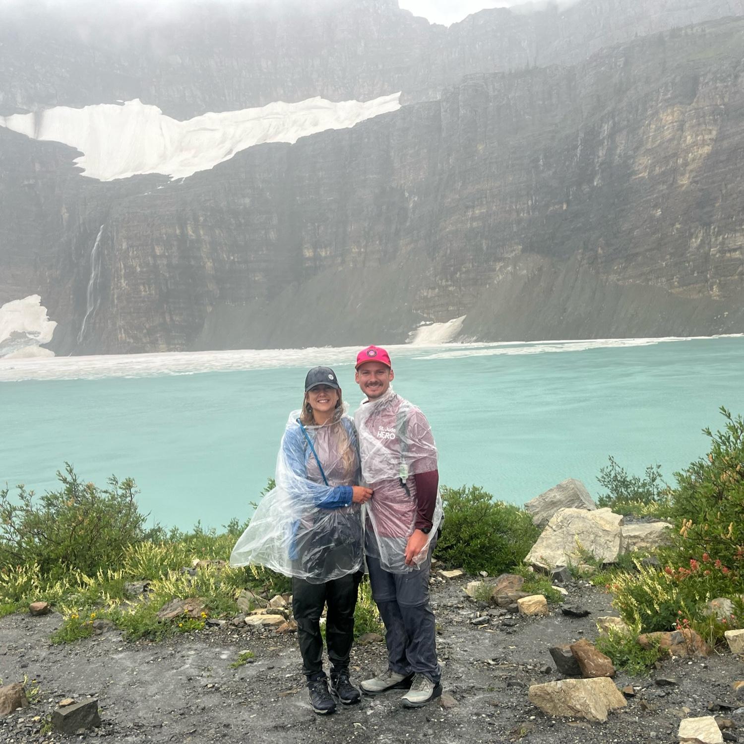 Rain wasn’t going to stop us from this amazing hike in Glacier!