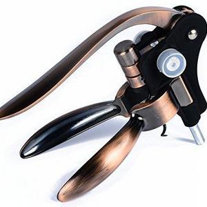 HQY Best  Wine Opener Corkscrew With An Extra Corkscrew Worm/Spiral, Luxury Golden