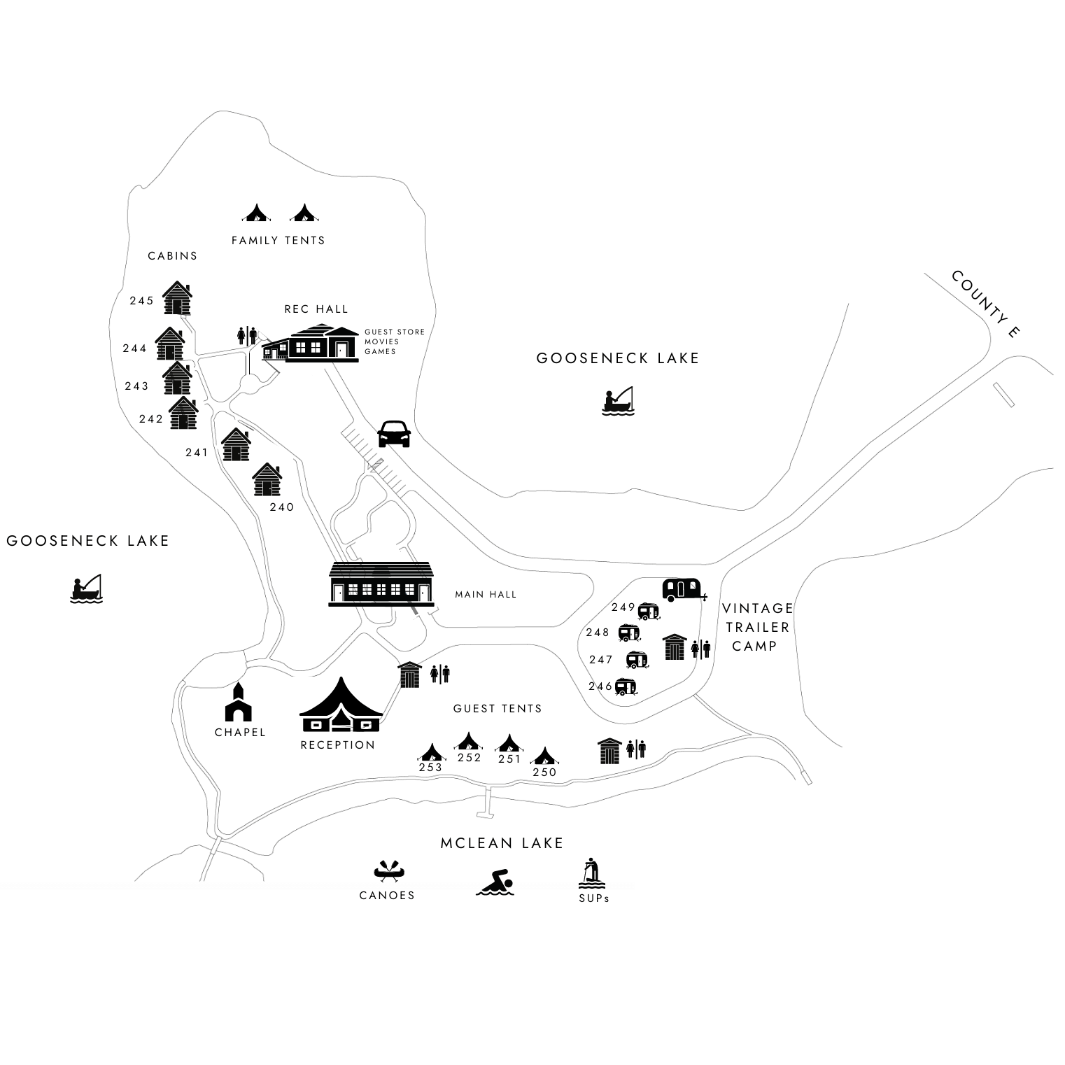 Map of Camp Elsewhere