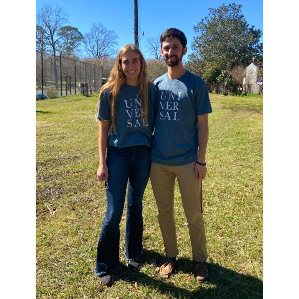The first photo we ever took together, soon after Ryan asked Arrington out on an official date (we look so young)