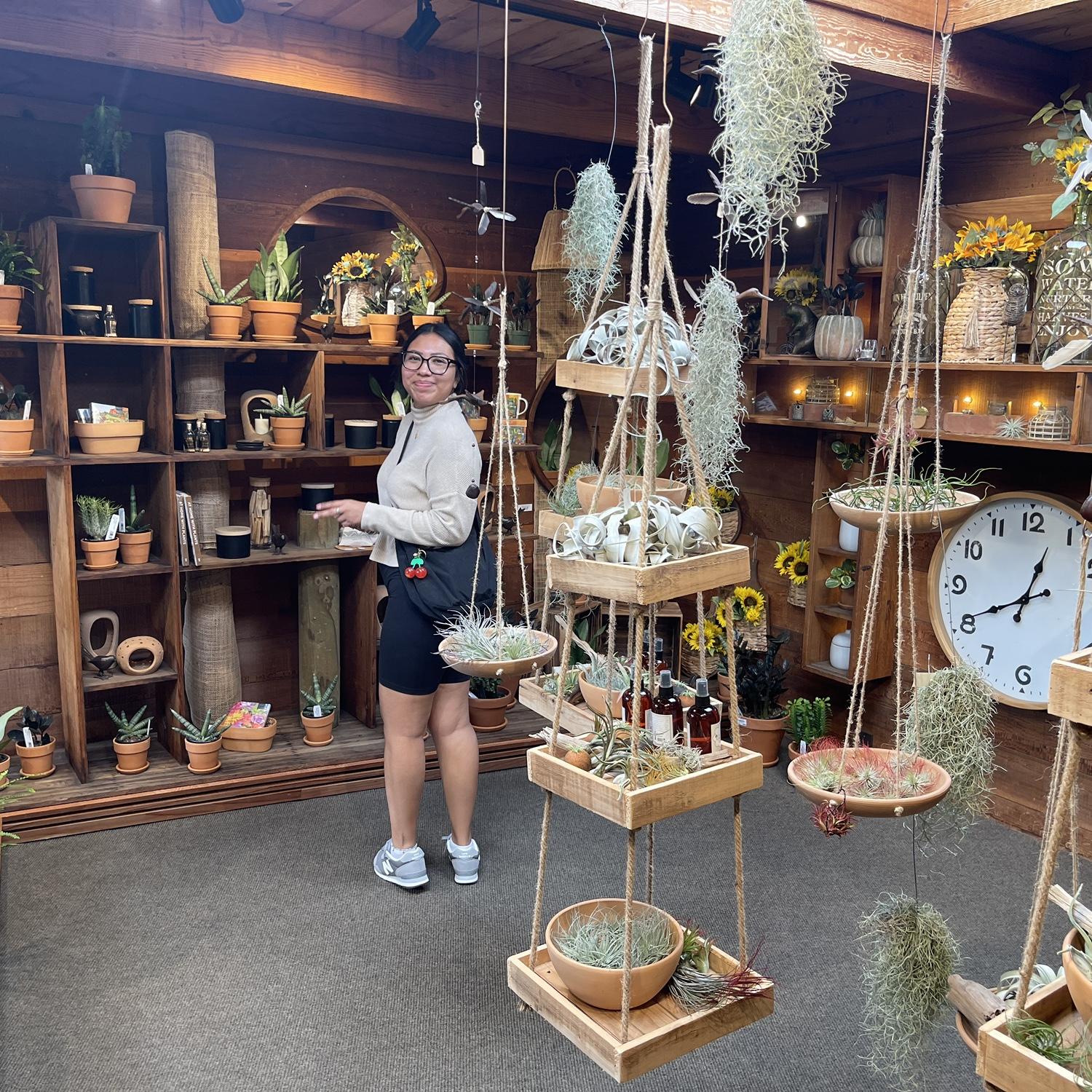We came across a cool plant shop in Morro Bay