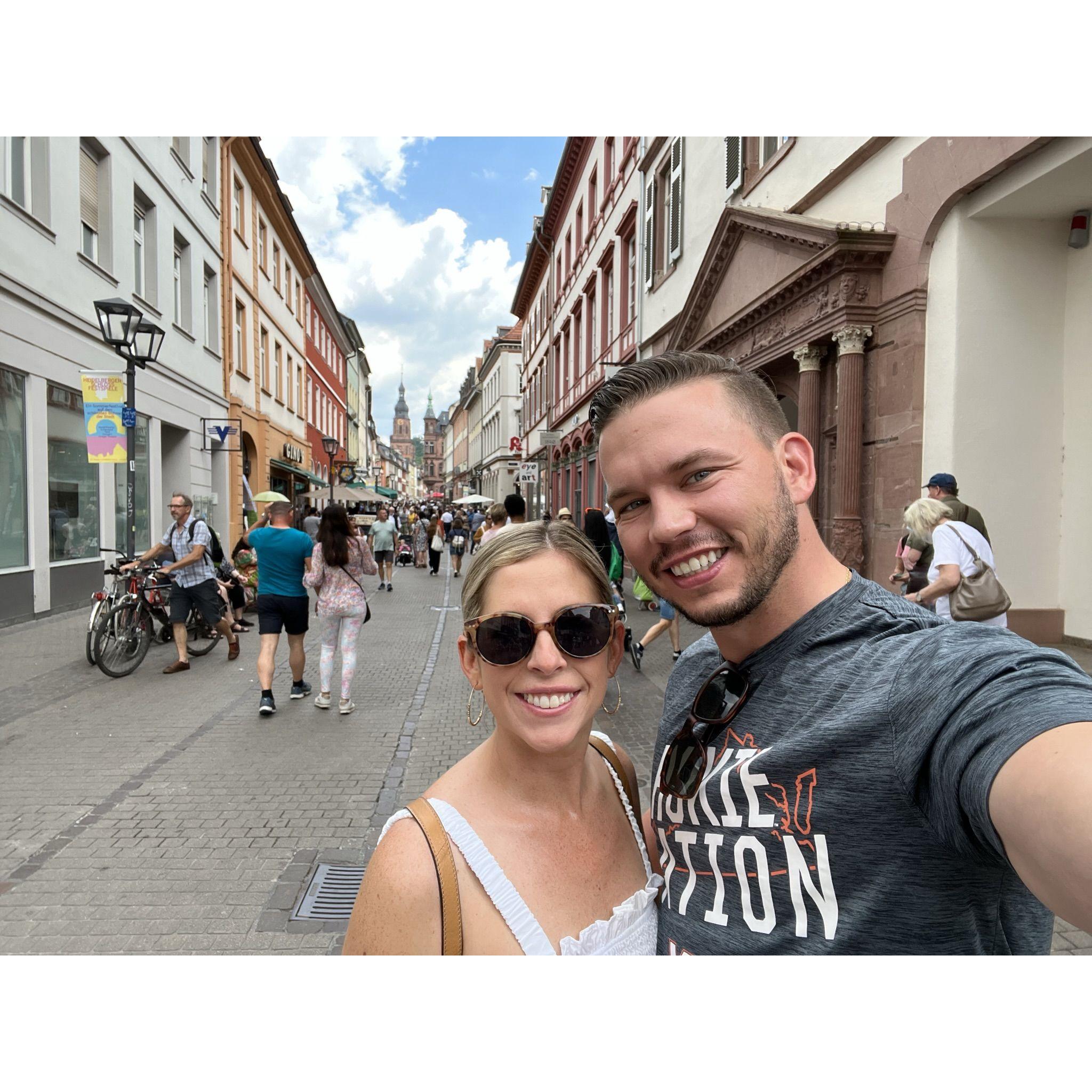 We were infatuated by the beauty of the city of Heidelberg!