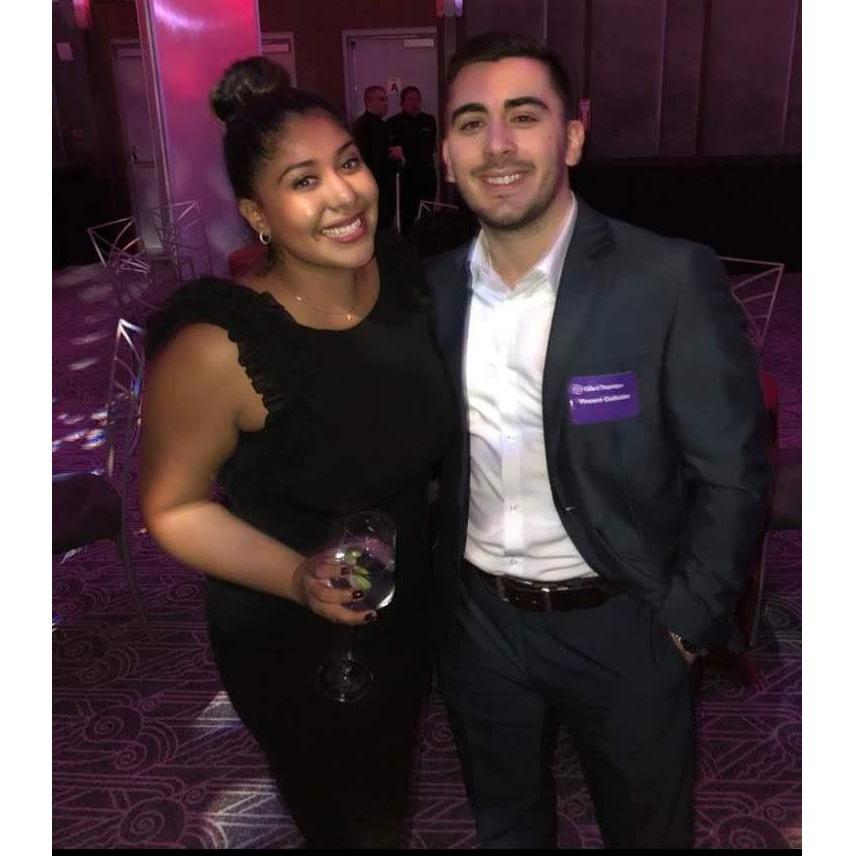 Our first photo together
