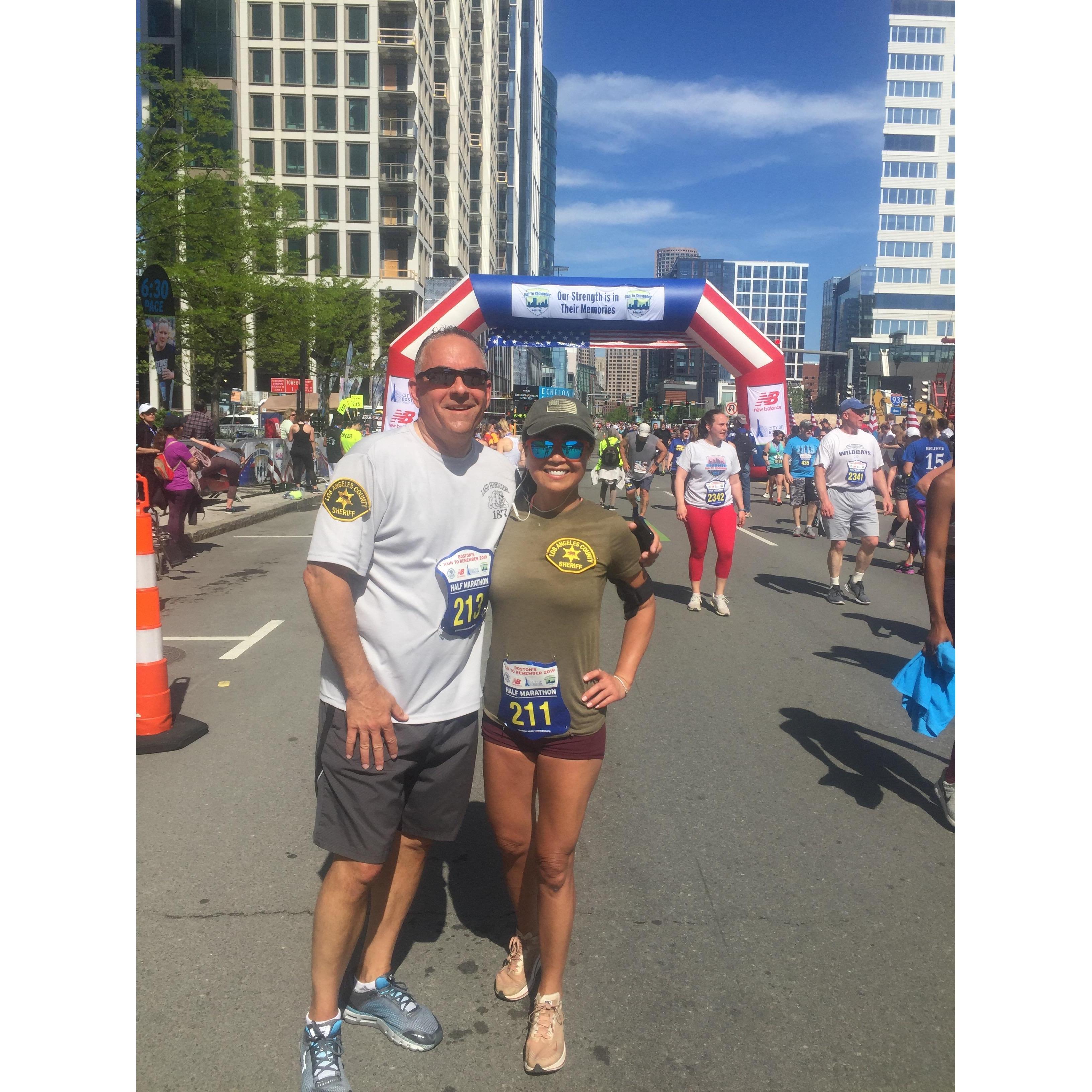 Half Marathon Run to Remember, Boston