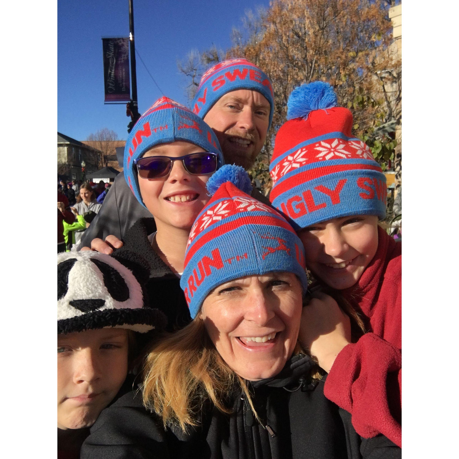 2016 Another fun 5K race. Connor, Molly, Xander, Ed and Laura